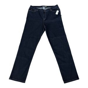 Venezia Lane Bryant Stretch Classic Jeans Women Size 6 (41x32) Blue Denim